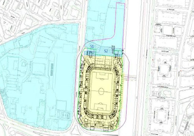 El proyecto inicial de ampliación de La Rosaleda continúa en proceso de cambio